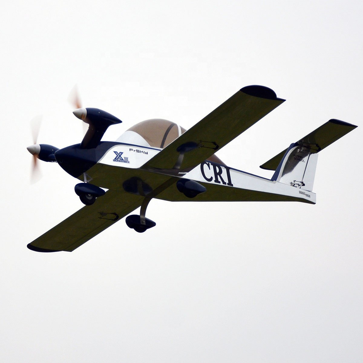 Cri-Cri 70 Cricket Adult RC Toys With Wood Remote Control Model Aircraft