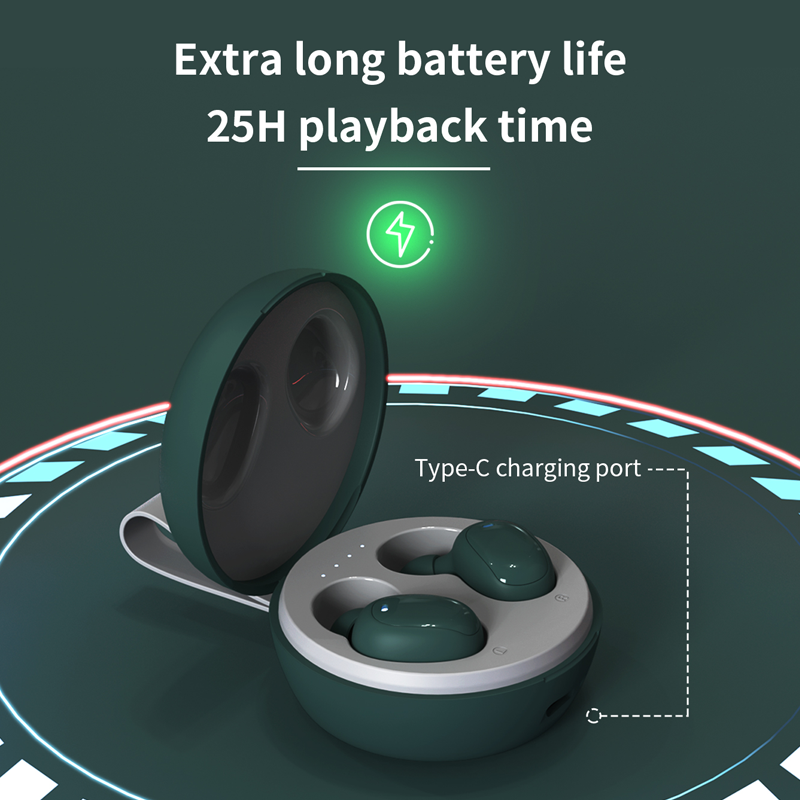 SIBYL TWS Headset Wireless Earphones Bluetooth Headphones Sport Stereo Bluetooth Earbuds for Phone ENC Earphones & Headphones