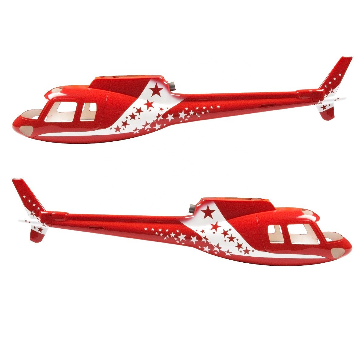 Fiberglass Helicopter Fuselage 500 Size AS350 Ecureuil Airzermatt Toys RC Parts Plane