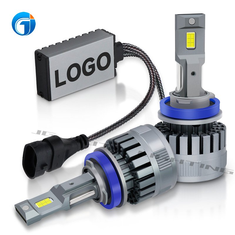 JG Q18 12V LED Lights for Car Headlights 80w 160w H7 Led Headlight Bulb 100W 200W H1 9005 9006 H15 H13 H11 H4 Led Headlights