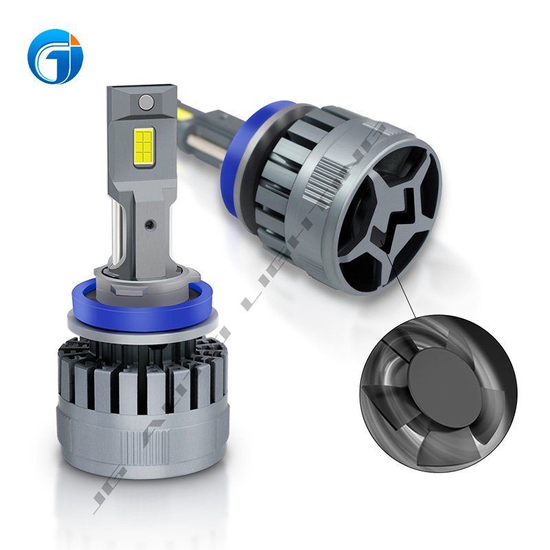 JG Q18 12V LED Lights for Car Headlights 80w 160w H7 Led Headlight Bulb 100W 200W H1 9005 9006 H15 H13 H11 H4 Led Headlights
