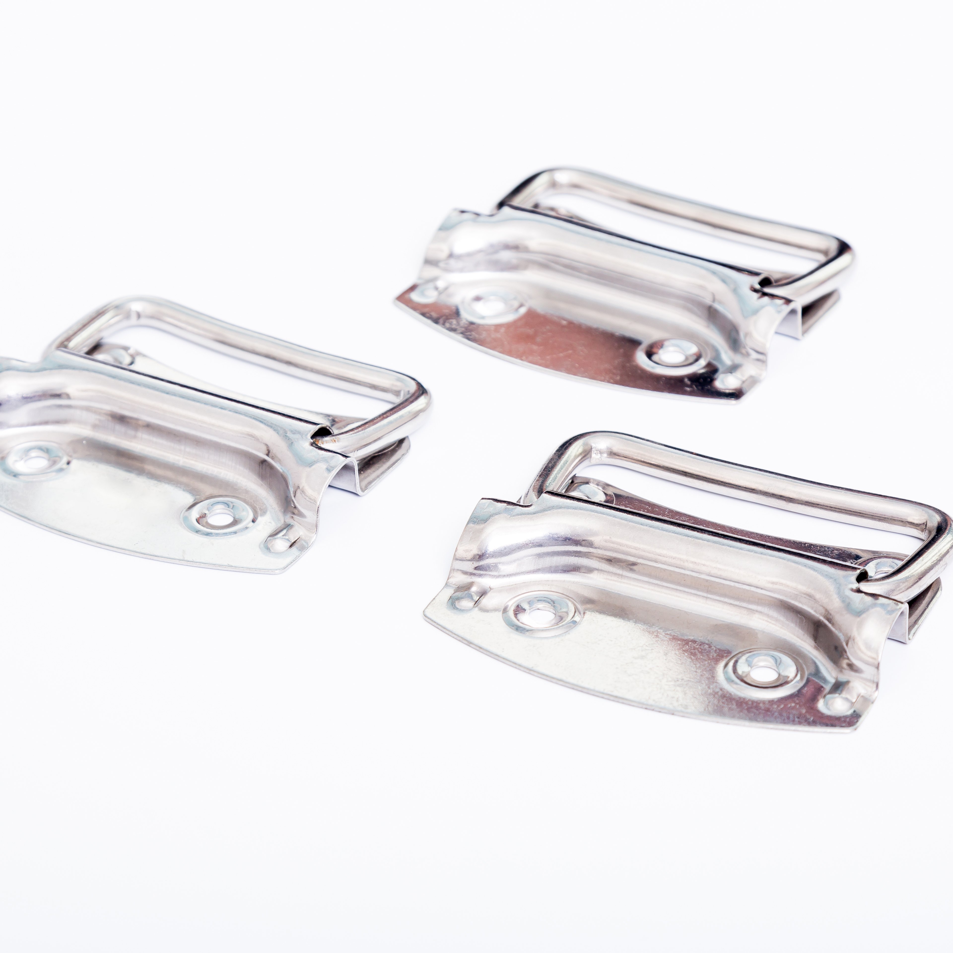 Factory Wholesale Stainless Steel Heavy Duty Cabinet Chest Handle Folding Ring Pull Handle for Flight Case