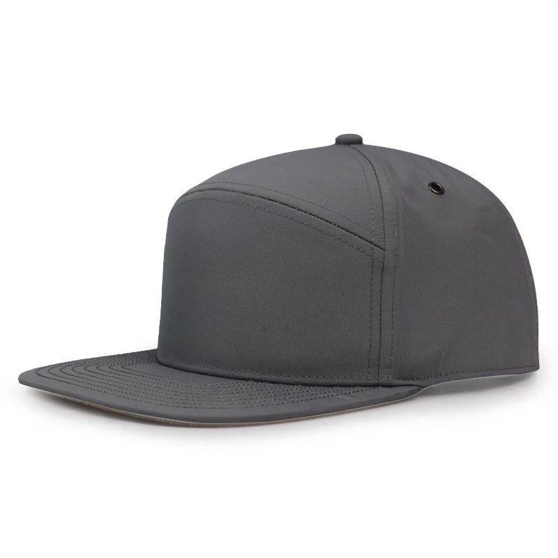 No Mesh Waterproof aviator Performance Pvc logo Pathc Perforated Laser Cut Lazer Hole Cut Golf Hats Cap With Metal Eyelets