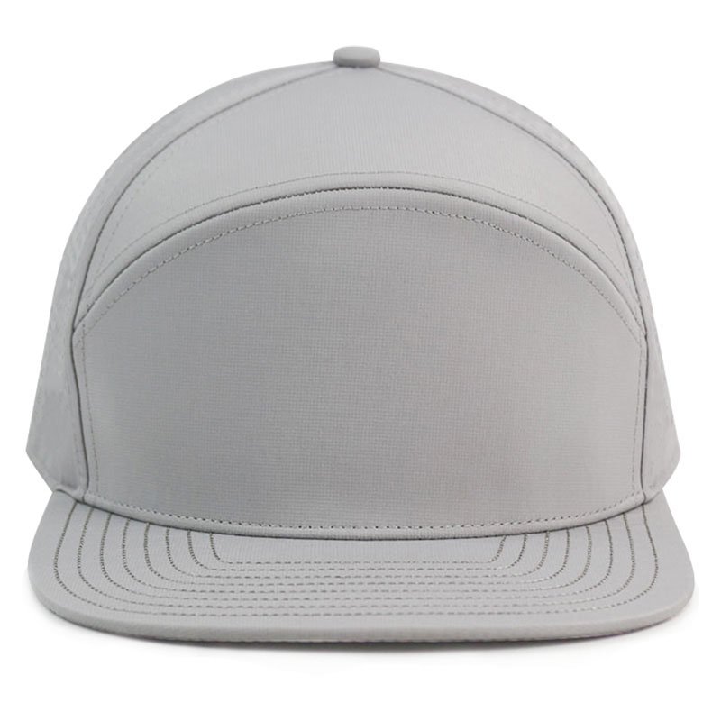 No Mesh Waterproof aviator Performance Pvc logo Pathc Perforated Laser Cut Lazer Hole Cut Golf Hats Cap With Metal Eyelets