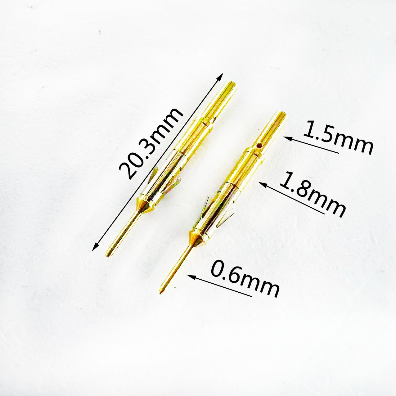 Manufacturers customize waterproof gold-plated connector pins, external claws, welding wire terminals, medical pins.
