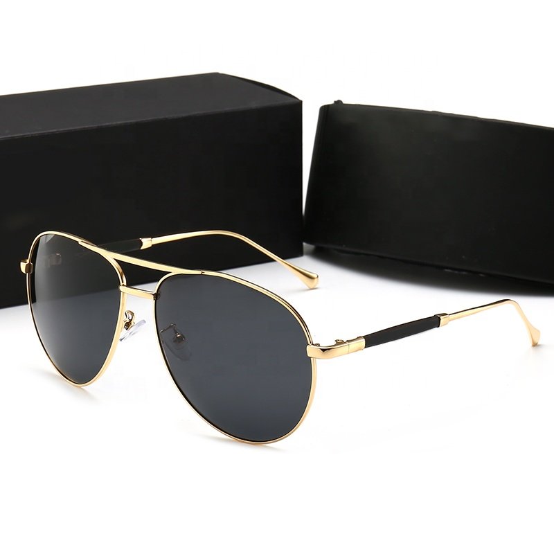 2021 Modern Aviation Fashion Sunglasses High Quality Metal Pilot Frames UV400