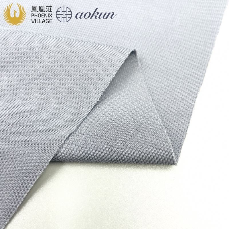 Fashionable Soft High Quality 100% Poly Knitted Casual Fabric for Woman's Garment