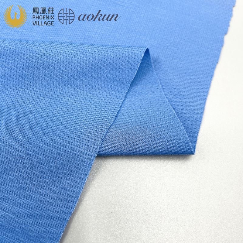 Fashionable Soft High Quality 100% Poly Knitted Casual Fabric for Woman's Garment