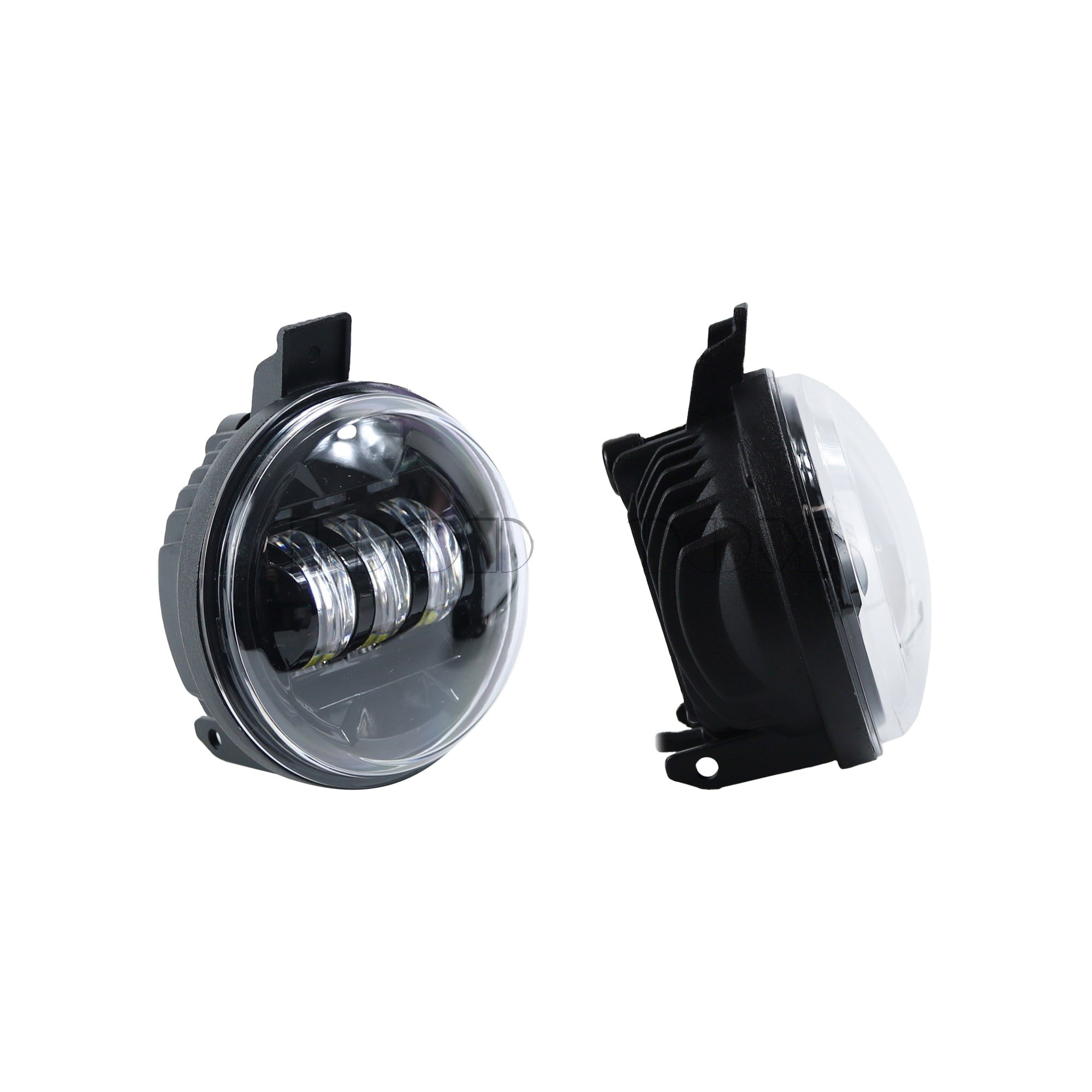 GOODZOOM Factory Sale Hot Seller Car Led Fog Lampe 19W White Light always on Car Light Fog Lamps 3 Lens