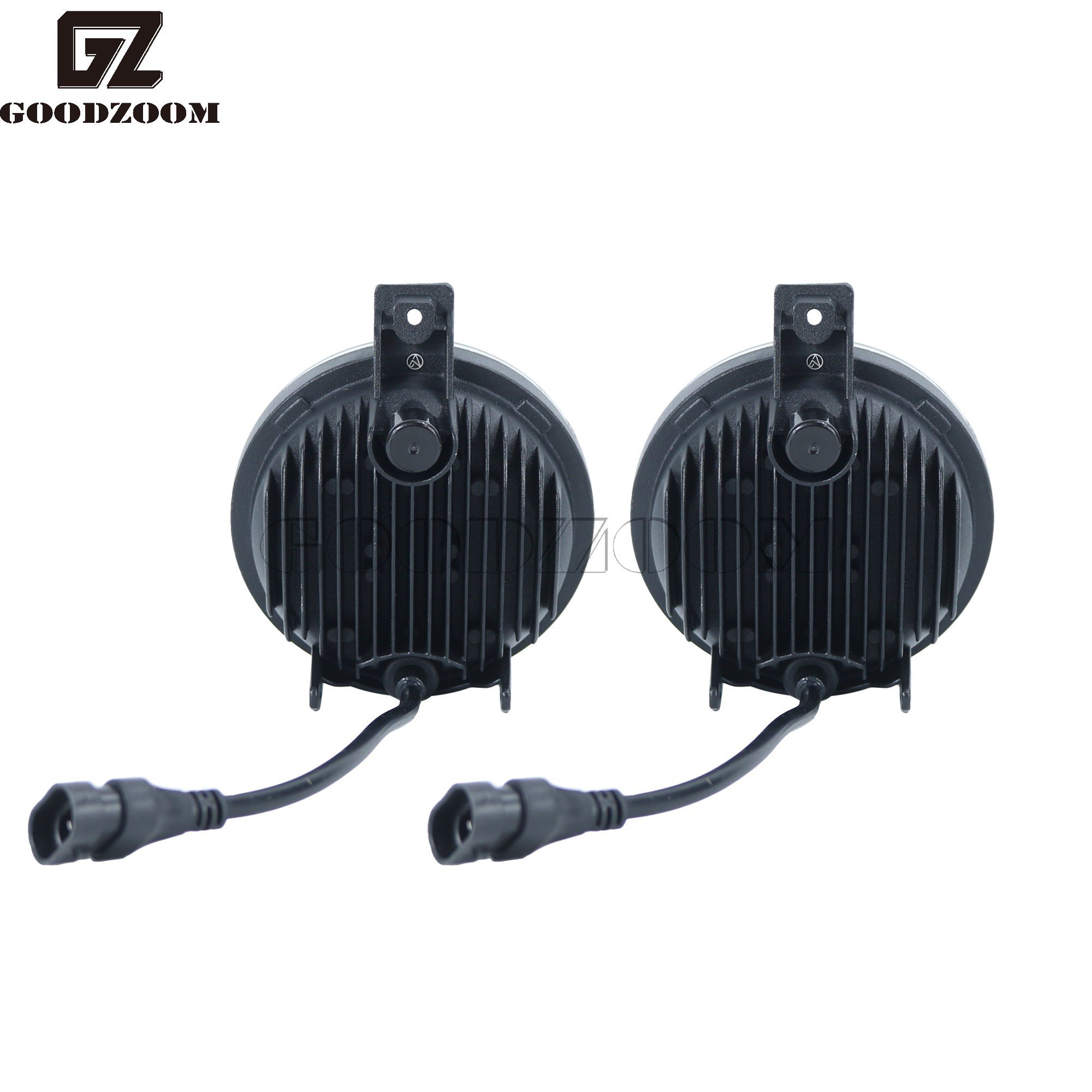 GOODZOOM Factory Sale Hot Seller Car Led Fog Lampe 19W White Light always on Car Light Fog Lamps 3 Lens