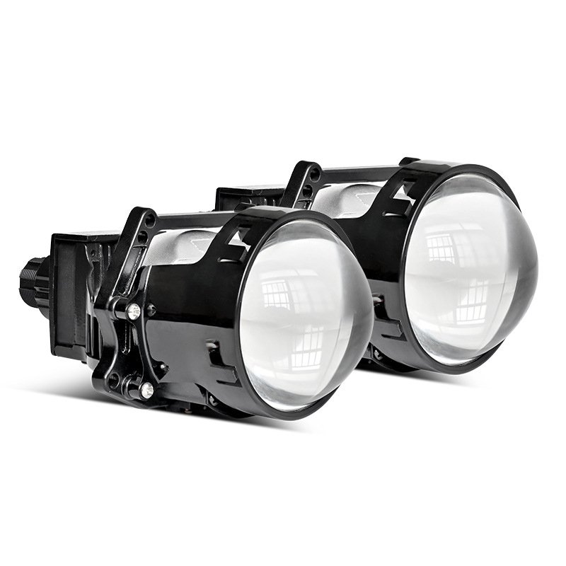 Xenplus 65w 6500k 12v Bi Led Projector Lamp for Car Led Dual Lenses Headlights 2.5 Inch Led Car Bulbs Auto Accessories Light