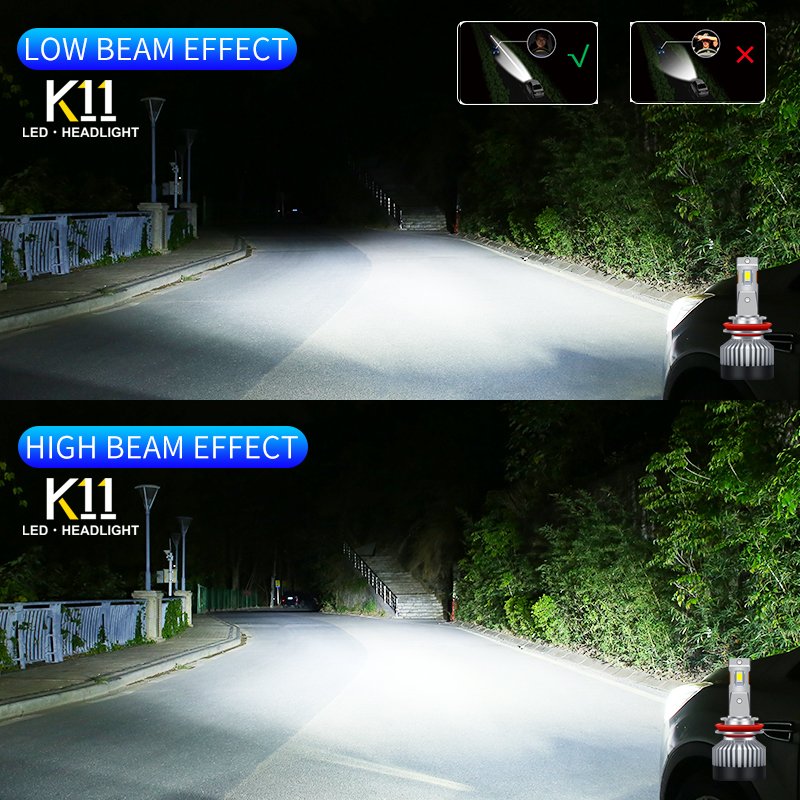 Superb Power 30000LM H4 H7 H11 HB3 HB4 K11 F7 Led Headlight