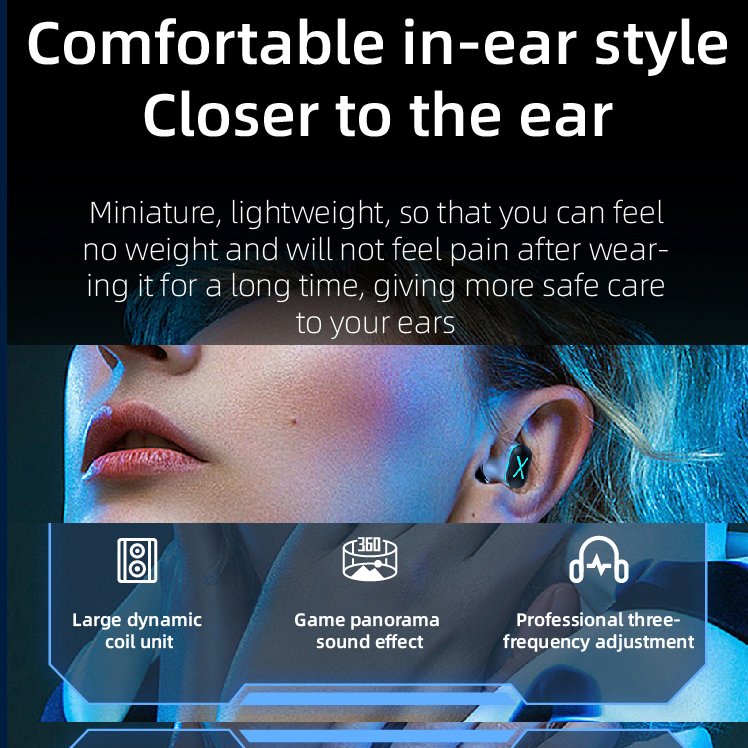 K82 Gaming Earbud Electronic Accessories Audifonos Supplies Earphone Comfortable Low Delay AAC Audio Plentiful Headset Headphone