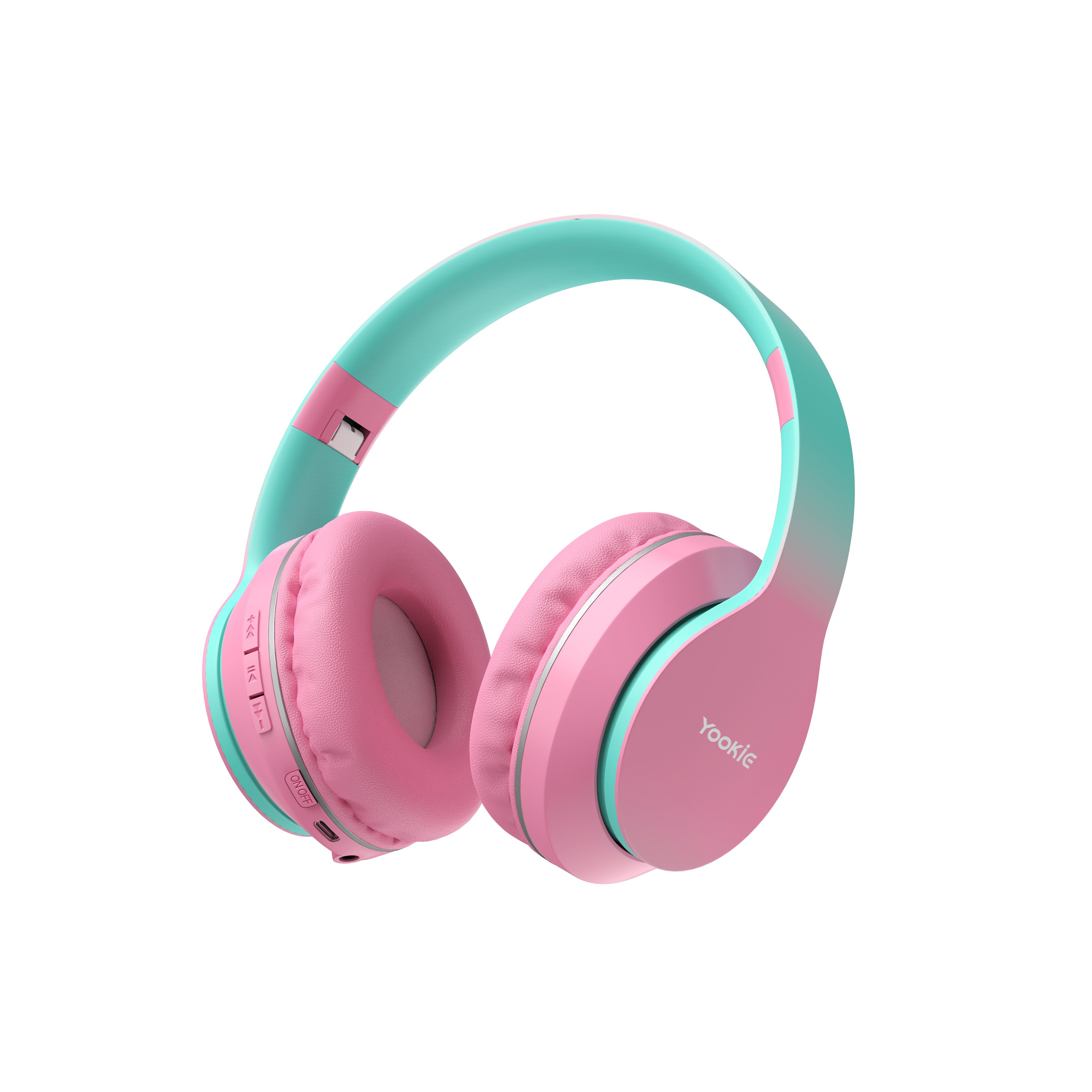 YooKiE Wireless Gradient On-Ear & Over-Ear Gaming Headphones Professional Computer Travel Accessories