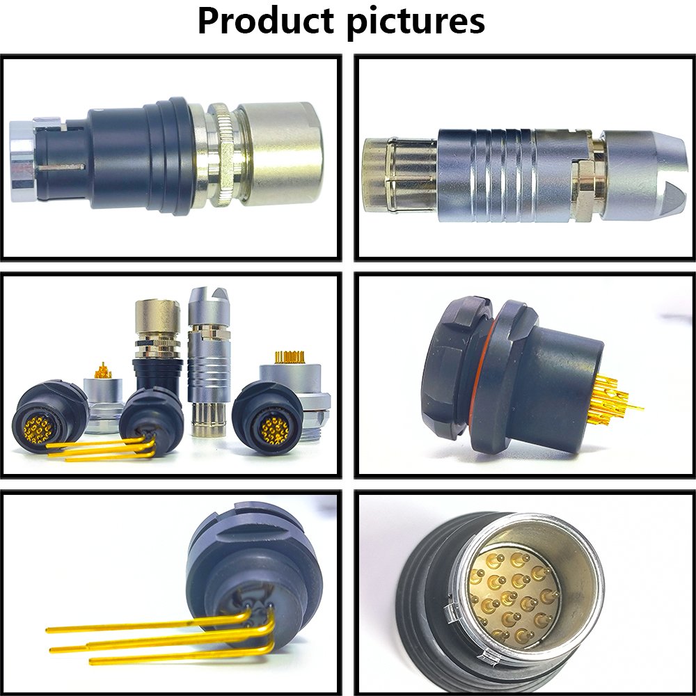Quick Release High-quality F-series Metal Waterproof Push-pull Circular Connector Terminal Deye Connectors Military-drone