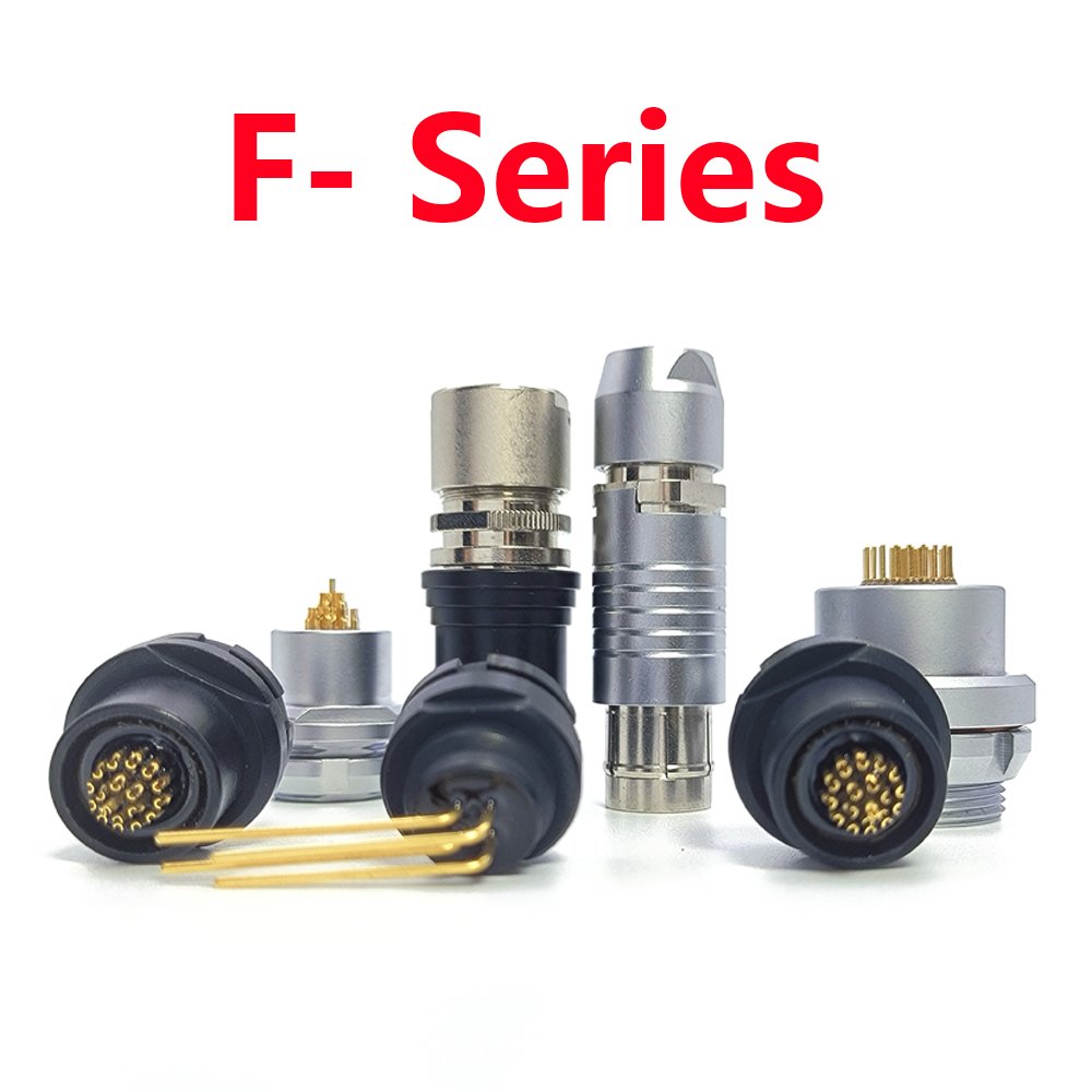 Quick Release High-quality F-series Metal Waterproof Push-pull Circular Connector Terminal Deye Connectors Military-drone