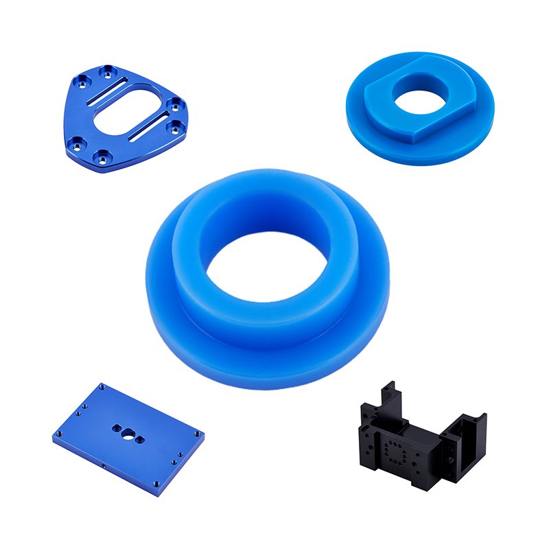 Cnc Manufacturing Milling Turning Aluminum Parts Plastic Nylon Ptfe Upe pp Pom Cnc Machining Turning Parts