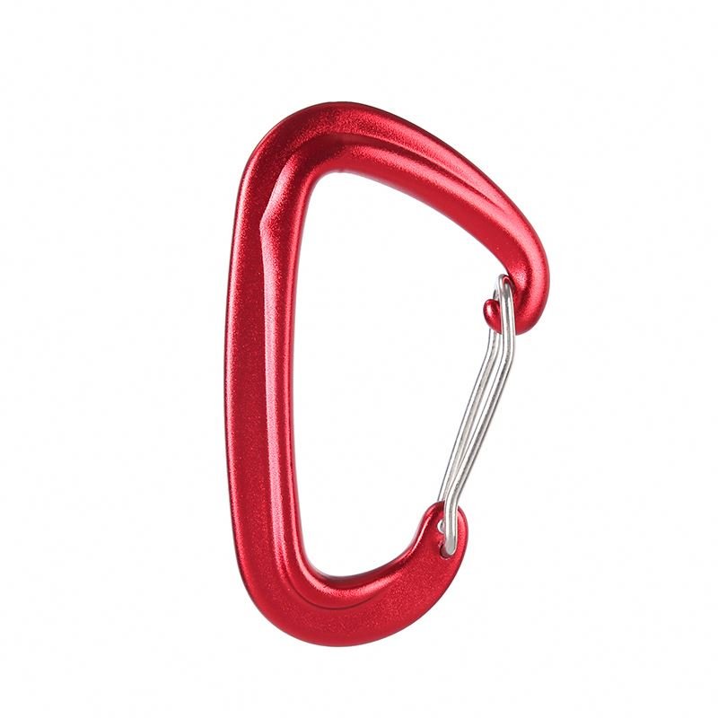 Hammock Wire Gate Backpack Locking Hooks 6kN Carabiner Custom Logo Karabiner