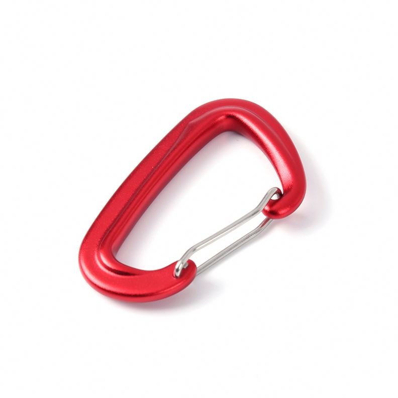 Hammock Wire Gate Backpack Locking Hooks 6kN Carabiner Custom Logo Karabiner