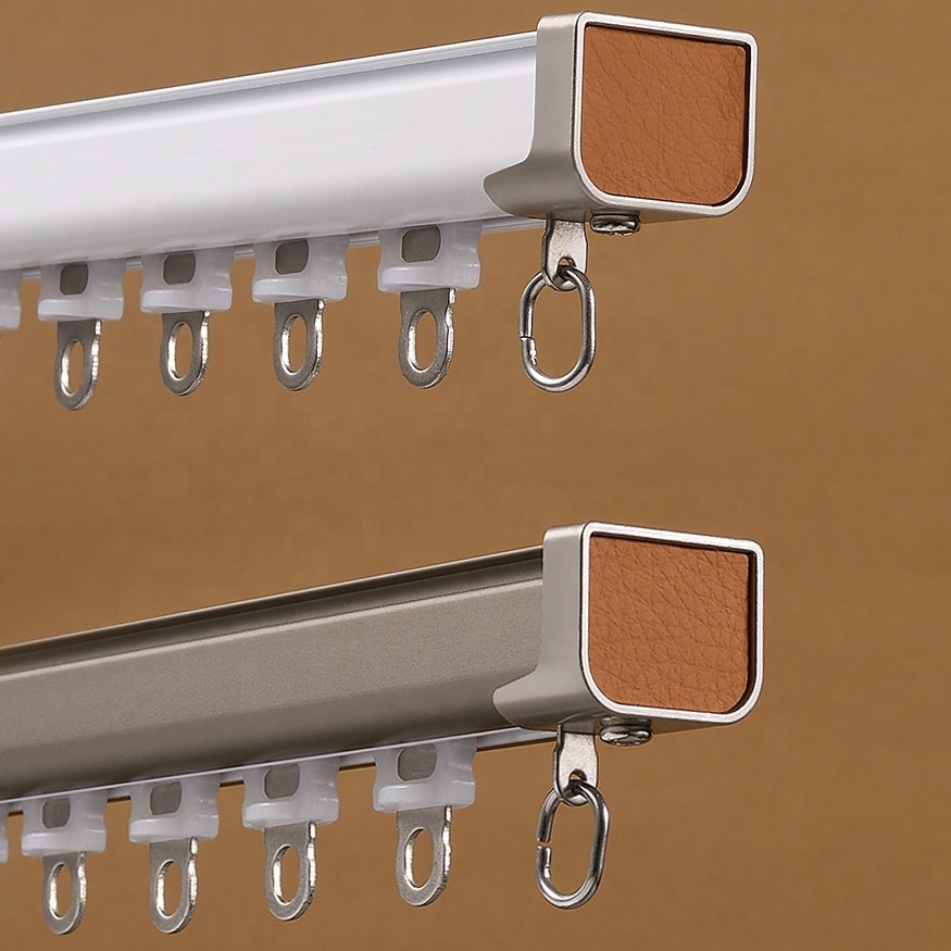 High Quality Heavy-Duty Aluminium Home Decor Curtain Track Special Structure Better Silence Smoothness Metal Accessories