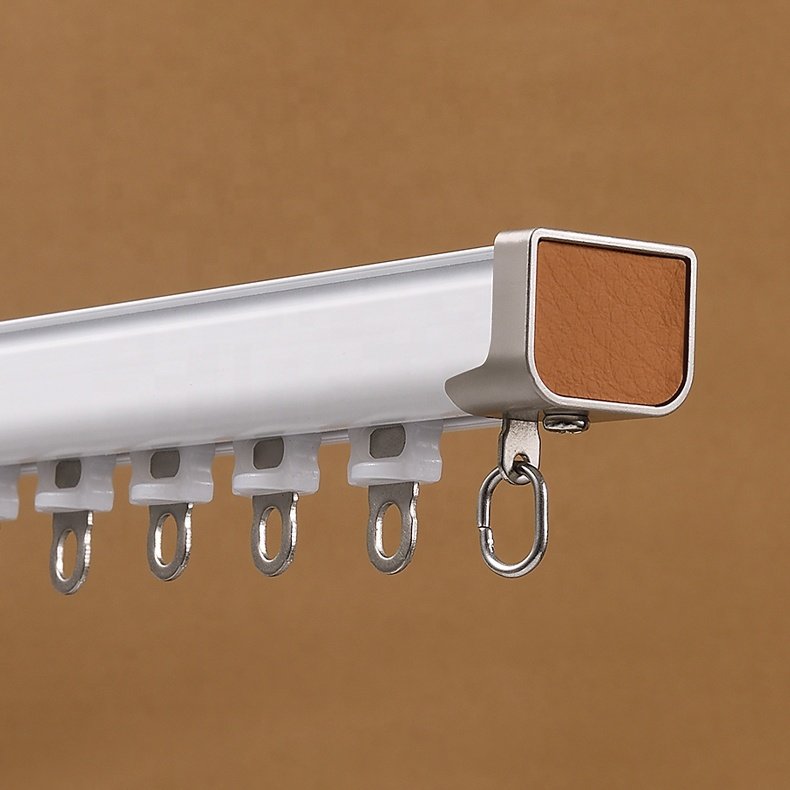 High Quality Heavy-Duty Aluminium Home Decor Curtain Track Special Structure Better Silence Smoothness Metal Accessories