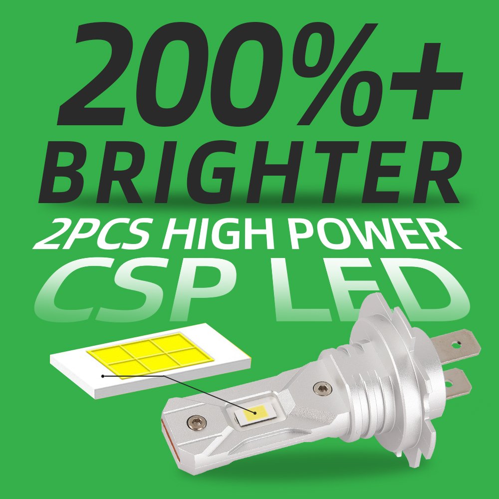 Stable Drive Super Bright LED Bulbs Fog Light IP65 Waterproof L6S CSP3570 2000lm 6000k Long Life Span Car Lights Compatible