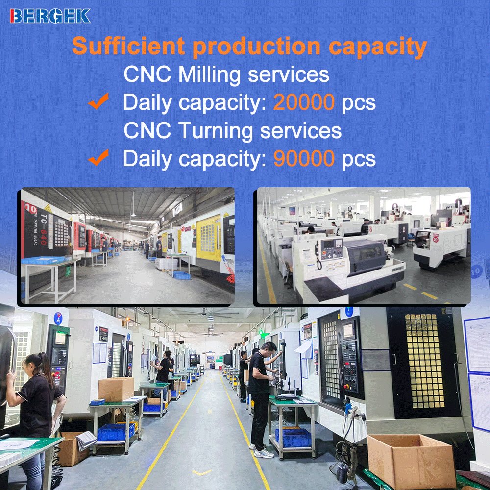 Bergek Custom Precision CNC Machining Aviation Aluminum & Stainless Steel Metal Part Broaching & Wire EDM Accessory