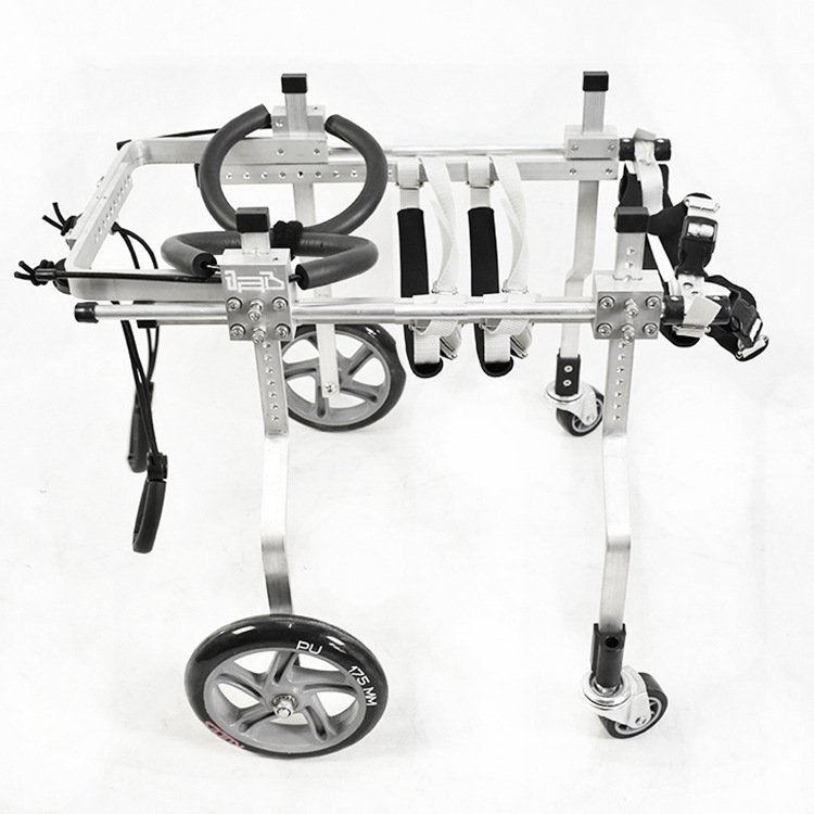 Pet Products Accessories 2024 Adjustable Dog Cart 2 4 Wheels Chair Pet Mobility Dog Wheelchair for Handicapped Pet Walker