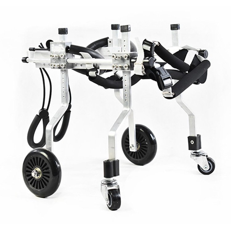 Pet Products Accessories 2024 Adjustable Dog Cart 2 4 Wheels Chair Pet Mobility Dog Wheelchair for Handicapped Pet Walker