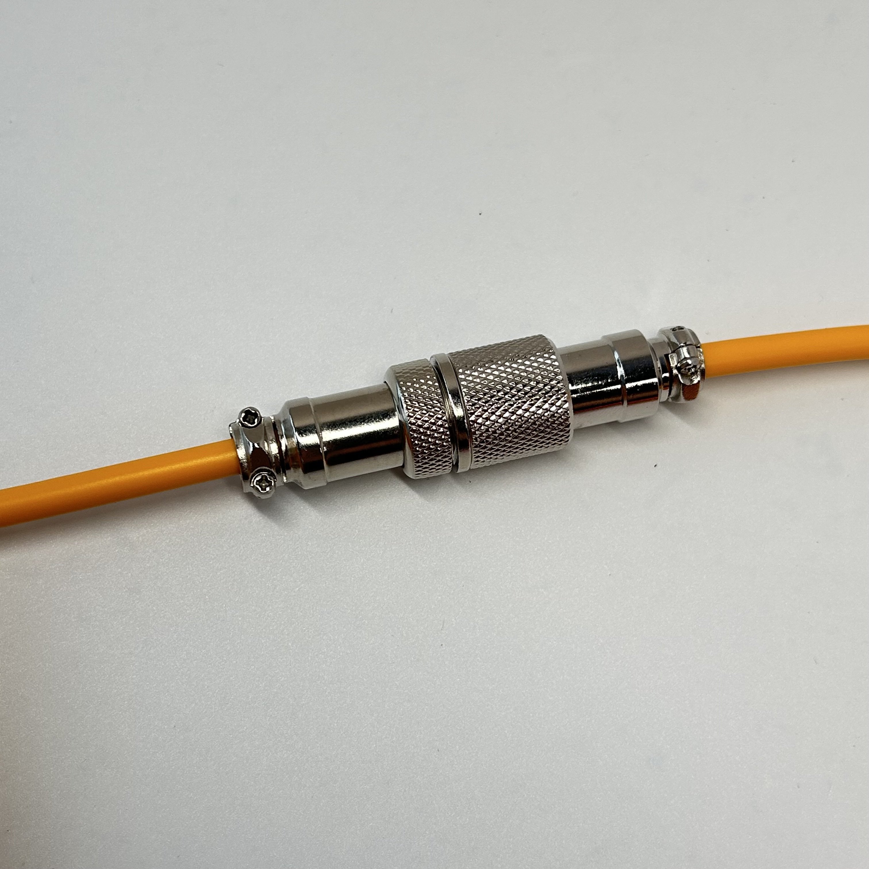 BSUN Durable Custom Customize Yellow Type c Spring Spiral Usb Cable Mechanical Keyboard Coiled Cable Keyboard