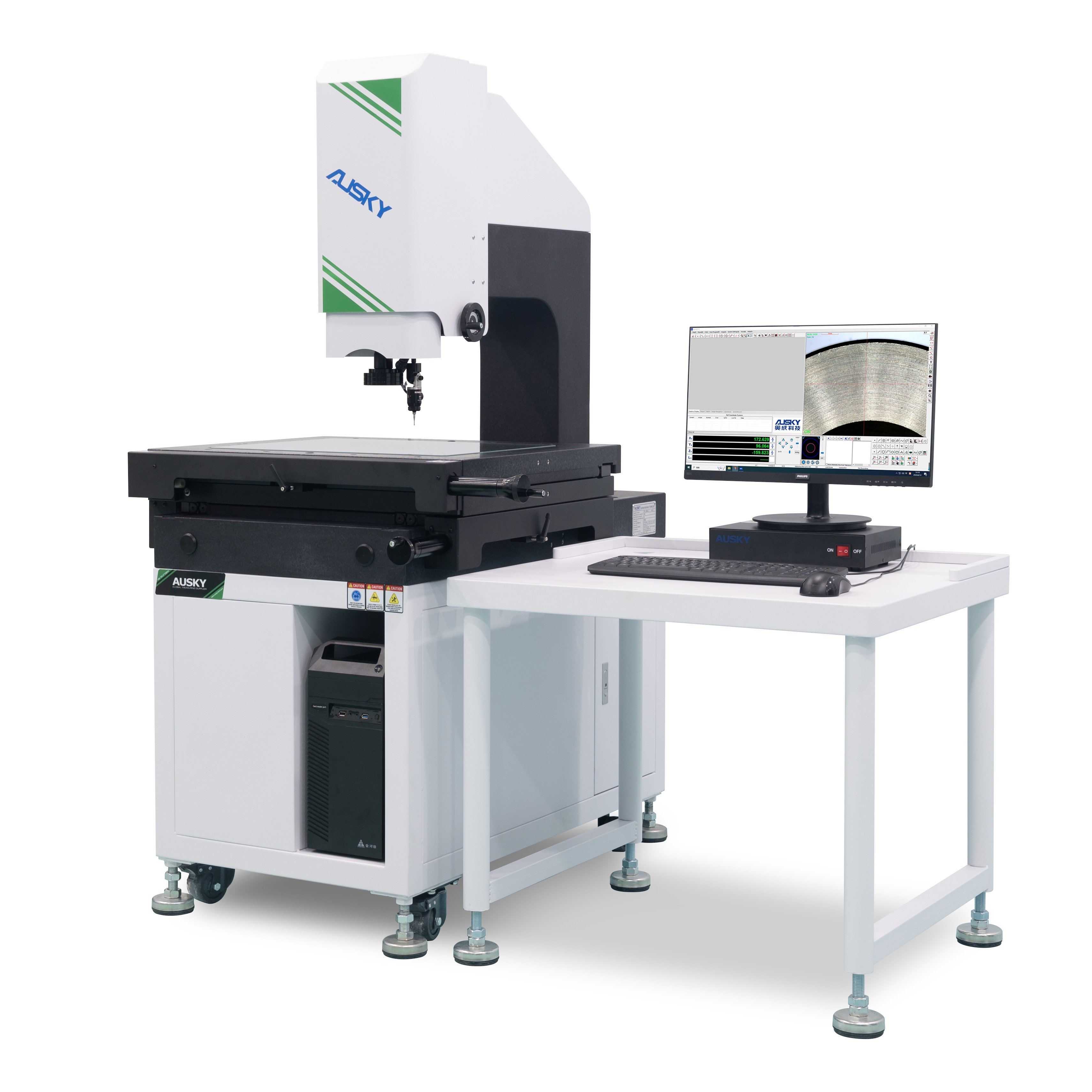 High Accuracy 2D/3D Coordinate Metrology Machine CMM & VMM Optical Vision Measurement System for Precision Part Inspection