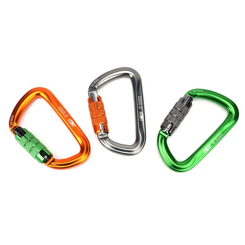Heavy Duty 35KN Alloy 7075 Lock Carabiner Tool Clip Multipurpose Swivel Auto Locking Hook Carabiner for Climbing