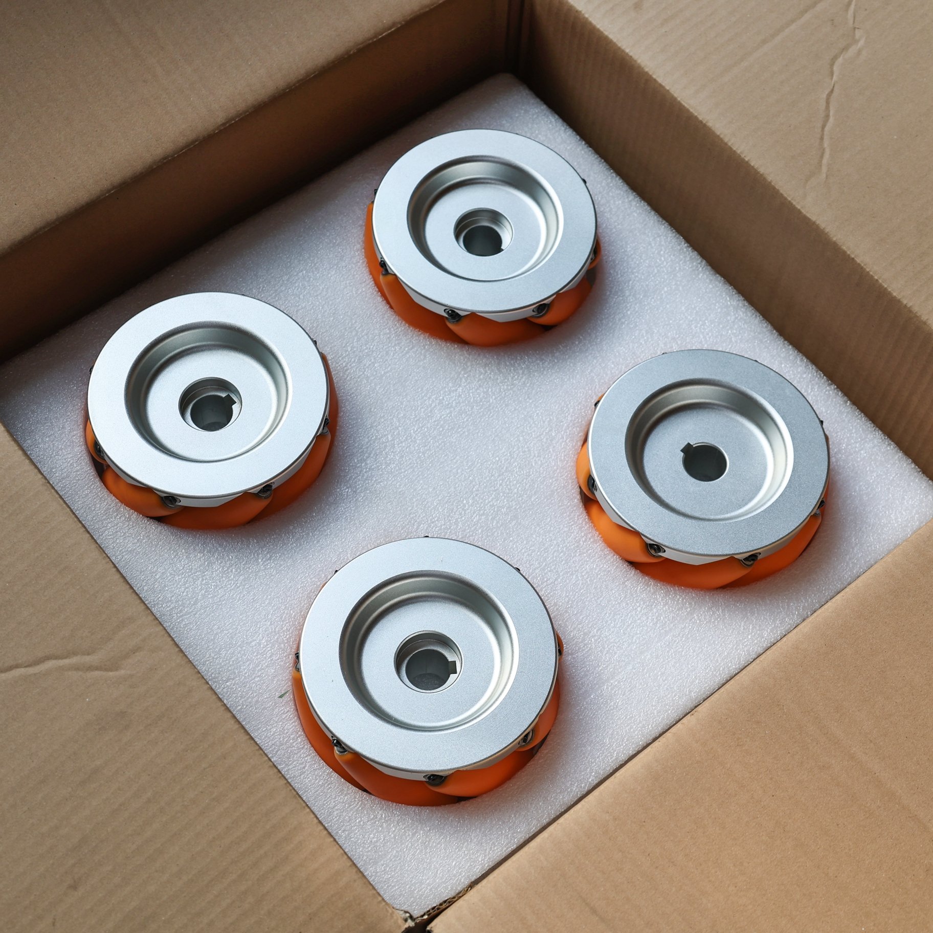 Mecanum Aluminium Trolley Wheel Used for Mining Construction Farm Retail Restaurant Hotels with Roller Bearing for Machinery