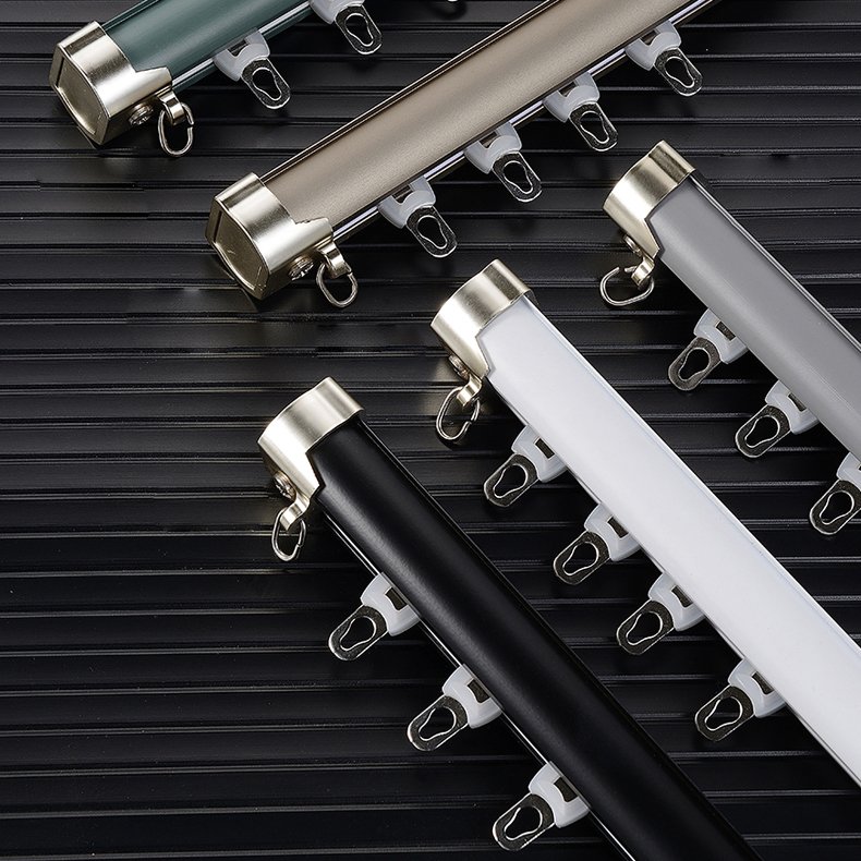 Good Quality Factory Double Curtain Poles Tracks Accessories Metal for Living Room
