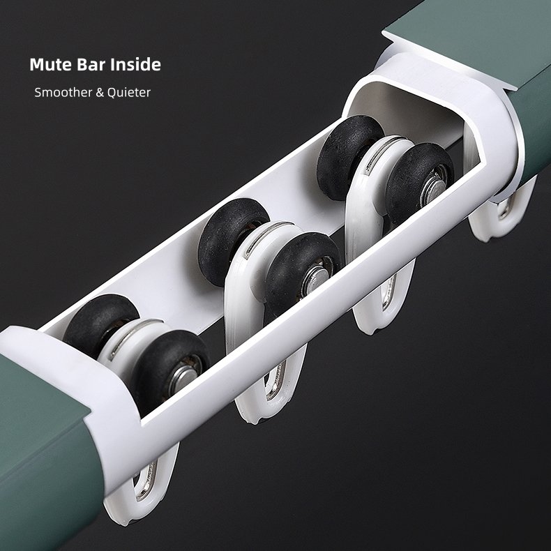 Good Quality Factory Double Curtain Poles Tracks Accessories Metal for Living Room