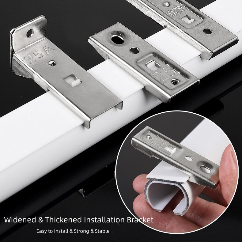 Good Quality Factory Double Curtain Poles Tracks Accessories Metal for Living Room