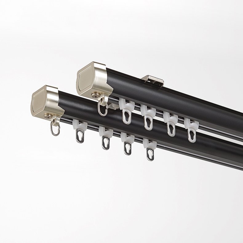 Good Quality Factory Double Curtain Poles Tracks Accessories Metal for Living Room