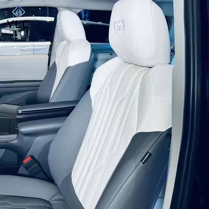 YLC Car Seat Protector Custom Car Seat Cover 2019-2024 Car Accessories Luxury Original Full Set Waterproof for Toyota