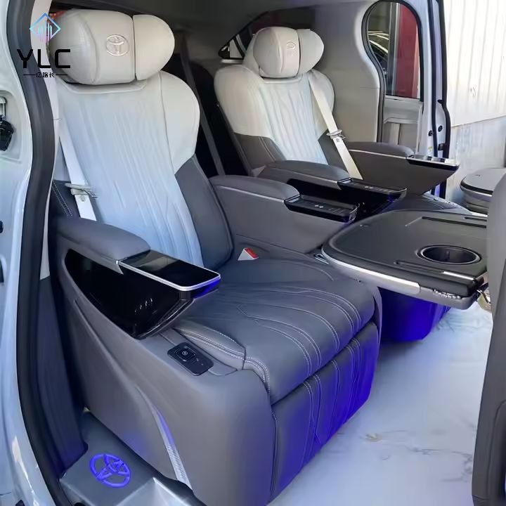 YLC Car Seat Protector Custom Car Seat Cover 2019-2024 Car Accessories Luxury Original Full Set Waterproof for Toyota