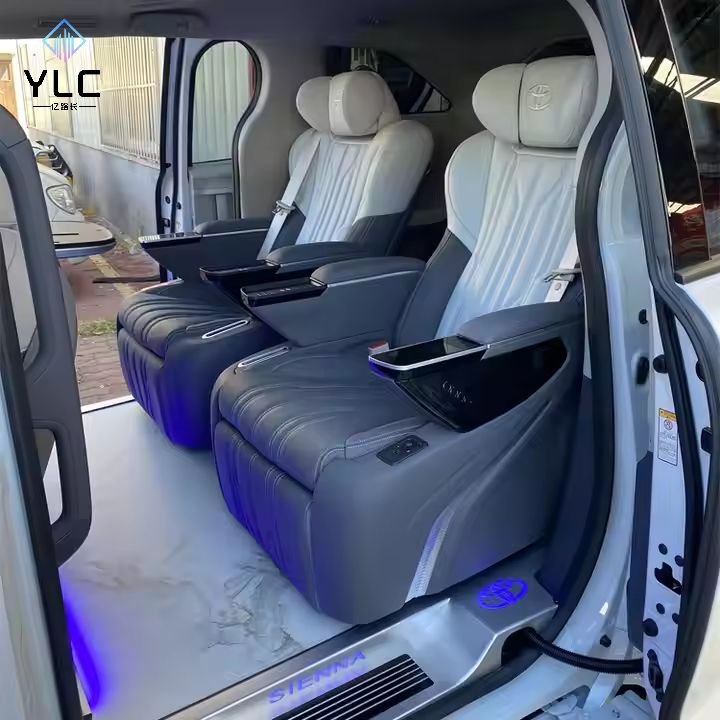 YLC Car Seat Protector Custom Car Seat Cover 2019-2024 Car Accessories Luxury Original Full Set Waterproof for Toyota