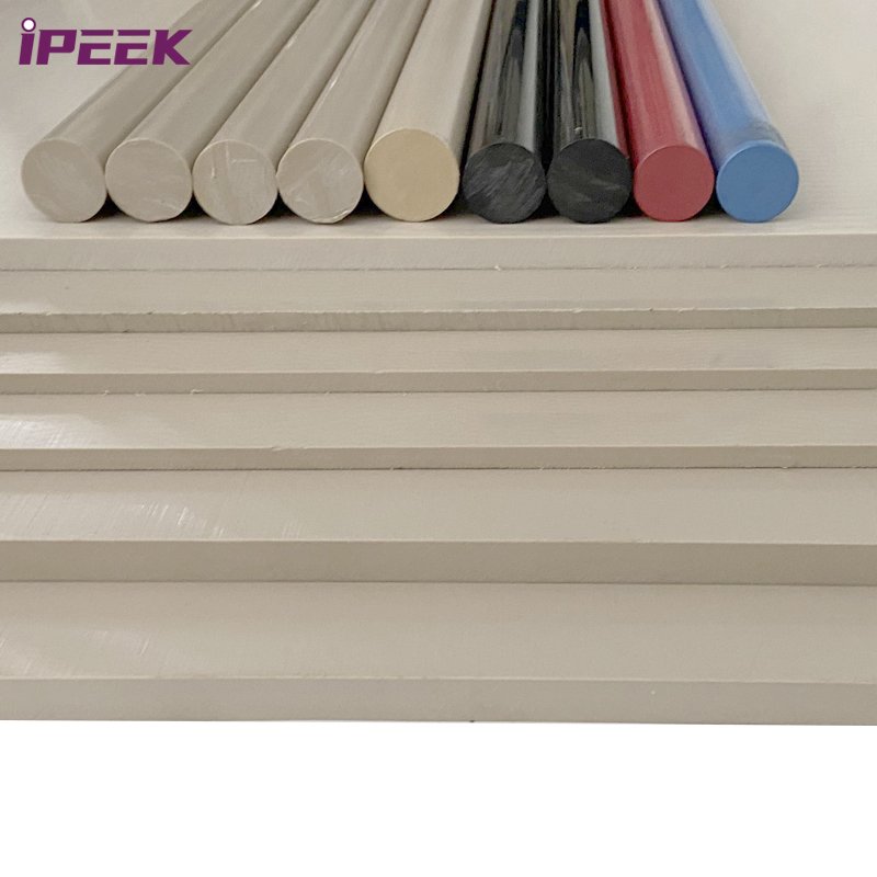 IPEEK Custom Thickness 8mm 30% Carbon Fiber Filament ESD CF30 PEEK Sheets for Construction Machinery Parts Injection Molding