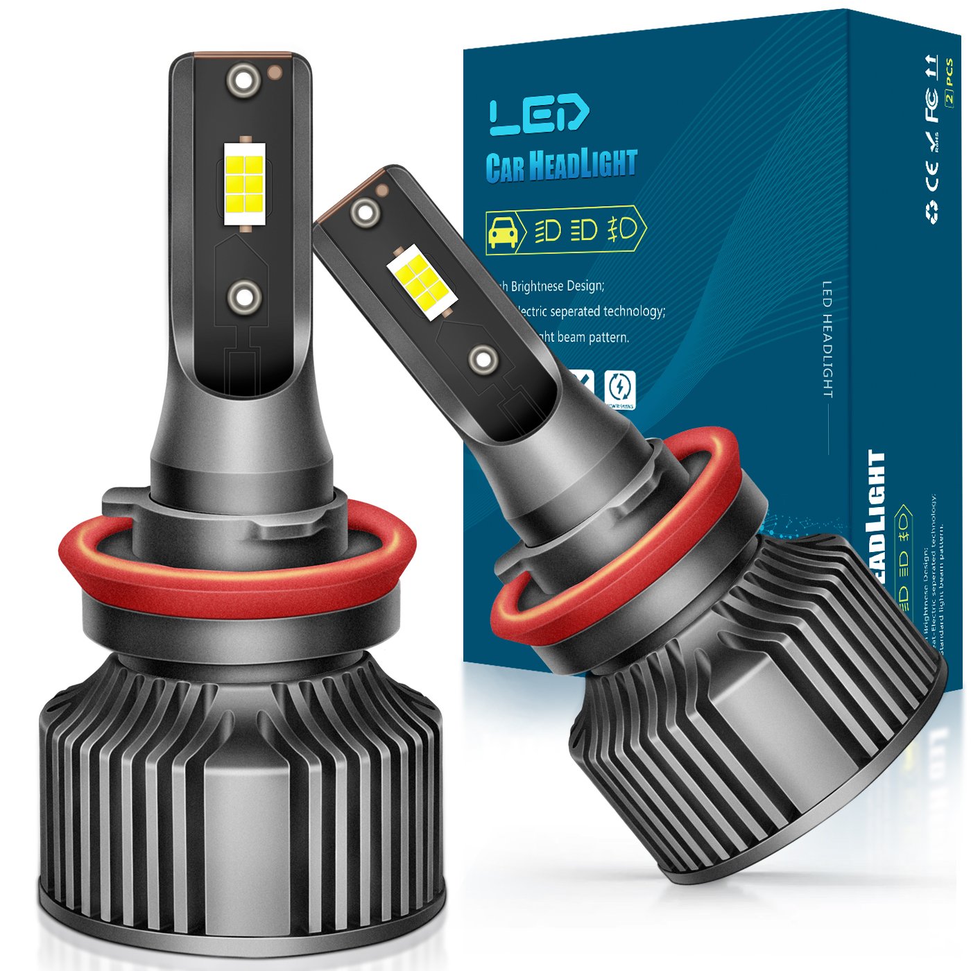 H11 9005 9006 Led Fog Light Bulbs H7 880 881 Drl Lamp Car H4 H19 Car Light 9004 9007 H13 Led Bulbs