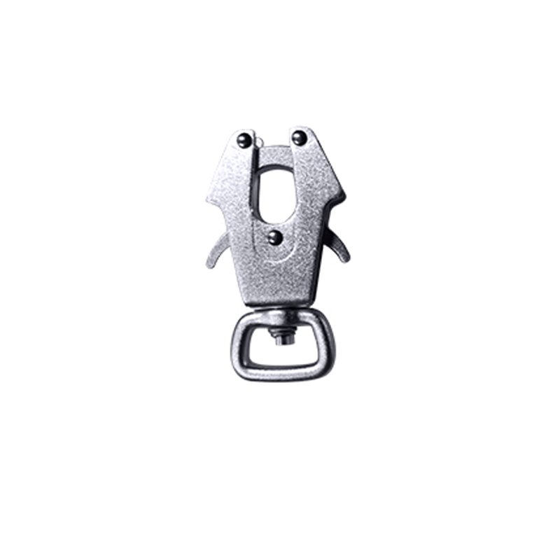 Pet Release Buckle Frog Clip Pet Snap Hook Frog Carabiner Safety Harness Collar Frog Clip Buckles for Dog Leash