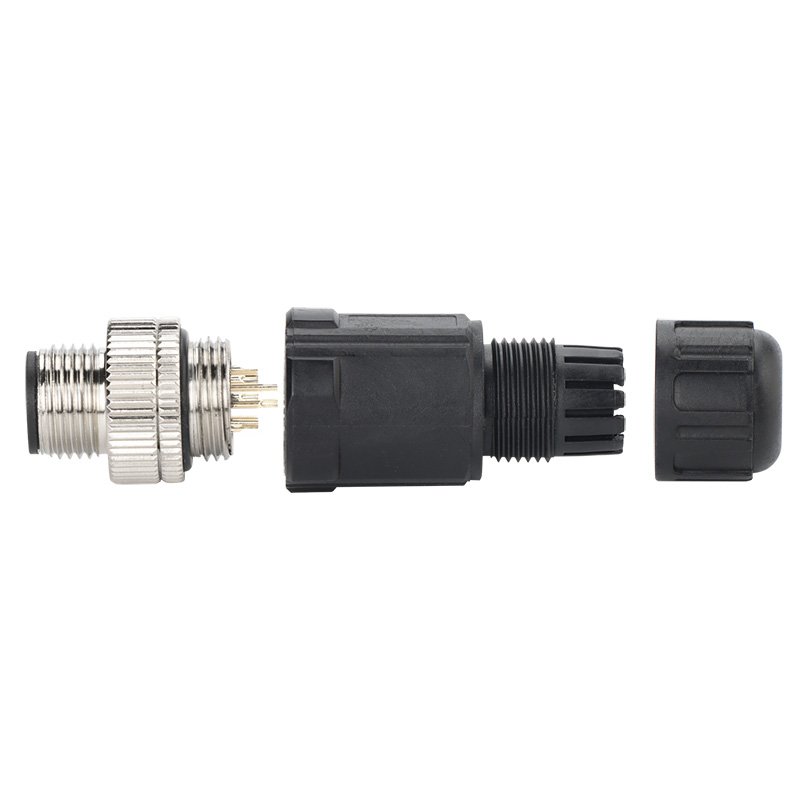 M12-12pin Waterproof Connector 12 Pin Aviation Plug Sensor signal Male Waterproof Connector