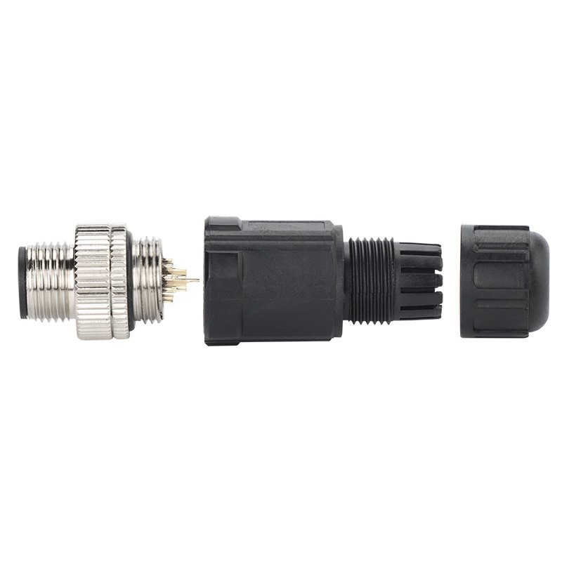M12-12pin Waterproof Connector 12 Pin Aviation Plug Sensor signal Male Waterproof Connector