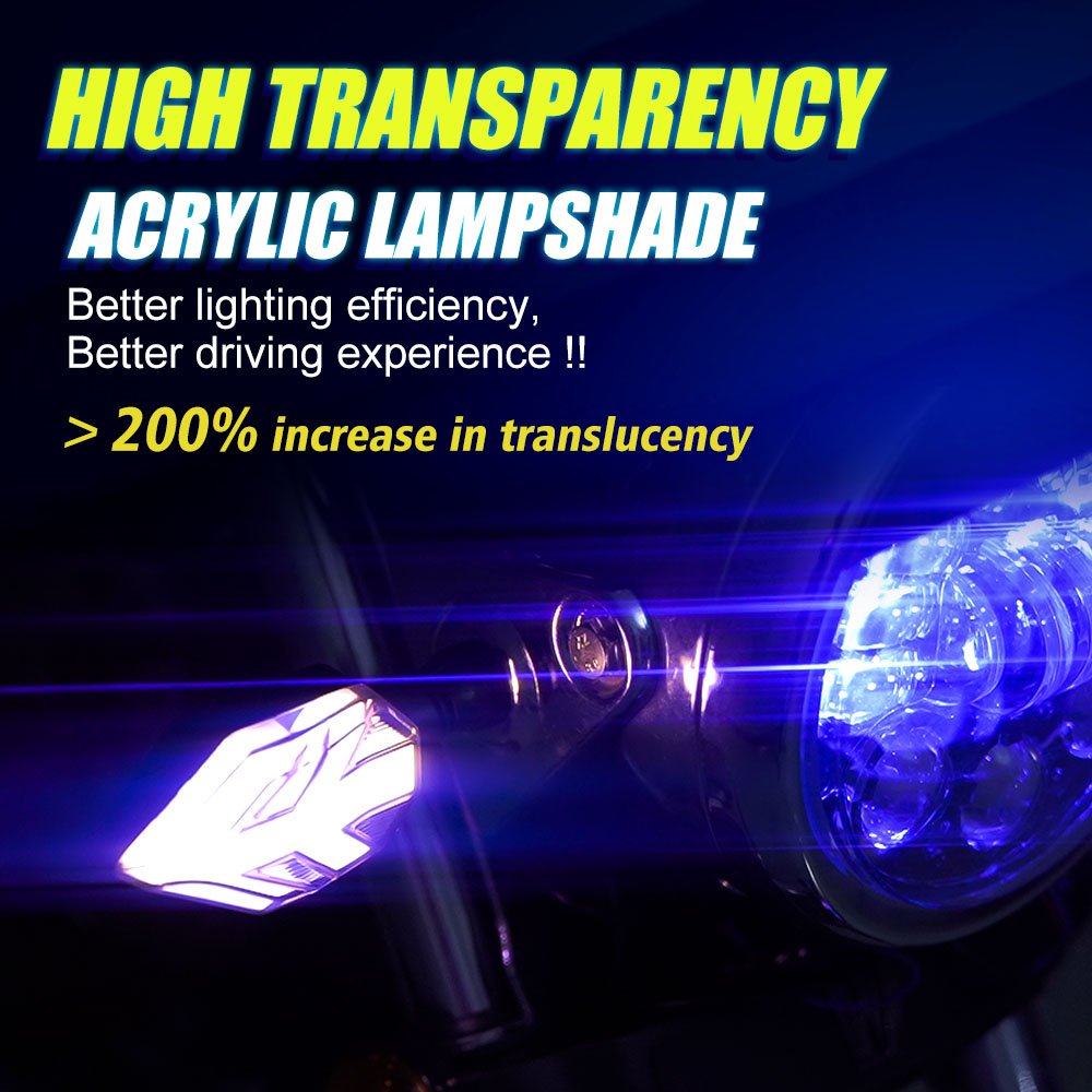 MOTOLED Motorcycle Blinker Turn Signal Indicator Blue White Yellow Red Light for Electric Scooter Motorbike