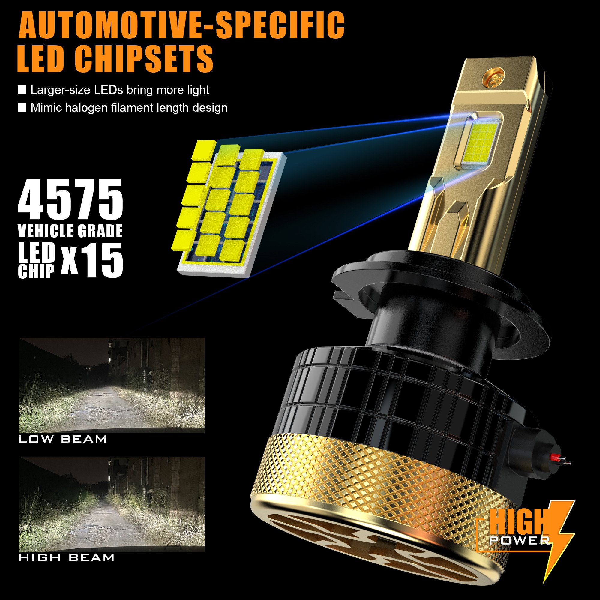 Factory Wholesale H4 Led Headlights Bulb 9006 Bus Headlamp Led Lighting for Vehicle Cars Auto Parts Head Light 12v