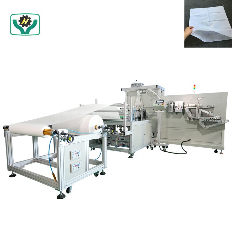 Fully Automatic Disposable Aviation Headrest Non Woven Pillow Cover Making Machine