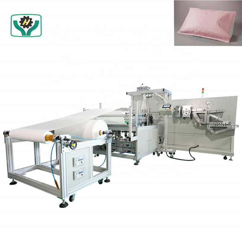 Fully Automatic Disposable Aviation Headrest Non Woven Pillow Cover Making Machine