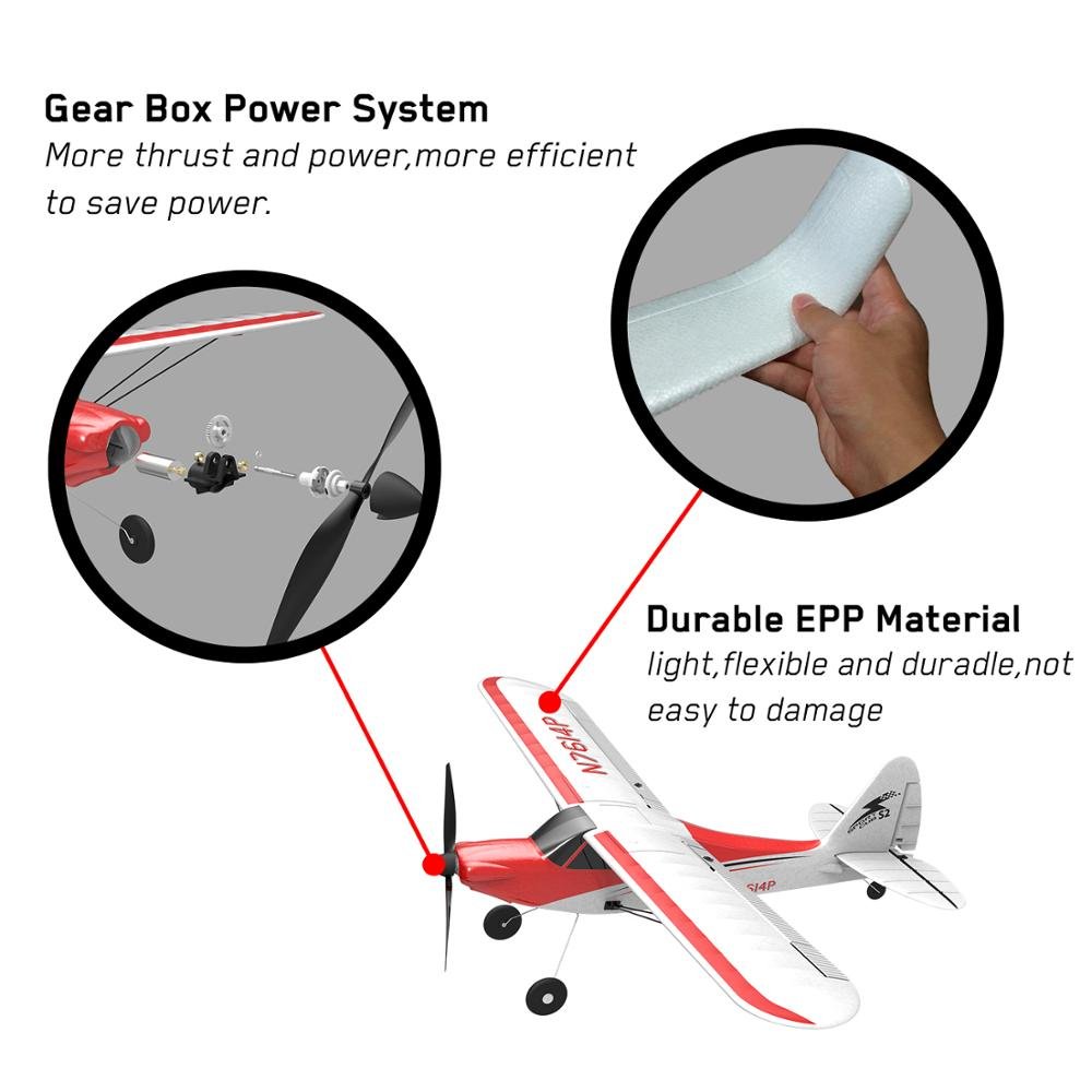 Rc Model Airplane Ready To Fly Sport Electric Outdoor Aa Battery Plane Foam Rc Foam Aircraft Kit Plastic Planes